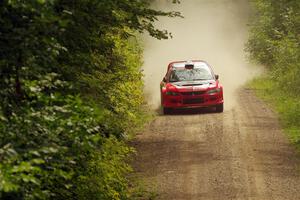 George Plsek / Danny Persein Mitsubishi Lancer WRC on SS13, Anchor-Mattson I.