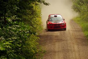 George Plsek / Danny Persein Mitsubishi Lancer WRC on SS13, Anchor-Mattson I.