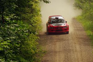 George Plsek / Danny Persein Mitsubishi Lancer WRC on SS13, Anchor-Mattson I.