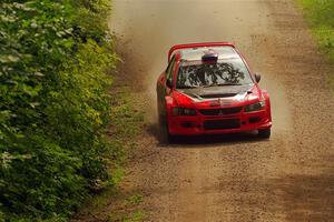 George Plsek / Danny Persein Mitsubishi Lancer WRC on SS13, Anchor-Mattson I.