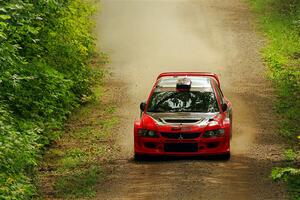 George Plsek / Danny Persein Mitsubishi Lancer WRC on SS13, Anchor-Mattson I.