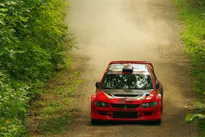 George Plsek / Danny Persein Mitsubishi Lancer WRC on SS13, Anchor-Mattson I.