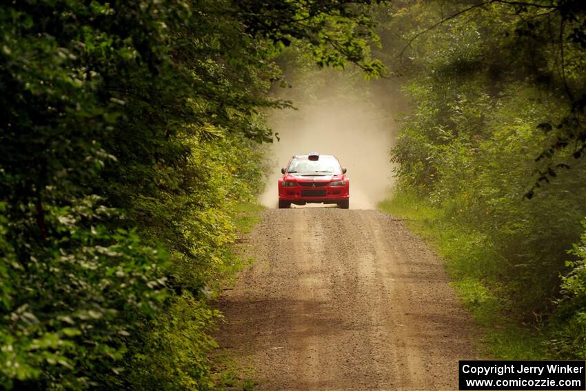 George Plsek / Danny Persein Mitsubishi Lancer WRC on SS13, Anchor-Mattson I.