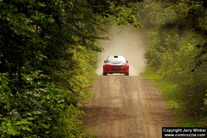 George Plsek / Danny Persein Mitsubishi Lancer WRC on SS13, Anchor-Mattson I.