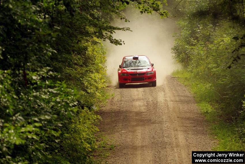 George Plsek / Danny Persein Mitsubishi Lancer WRC on SS13, Anchor-Mattson I.