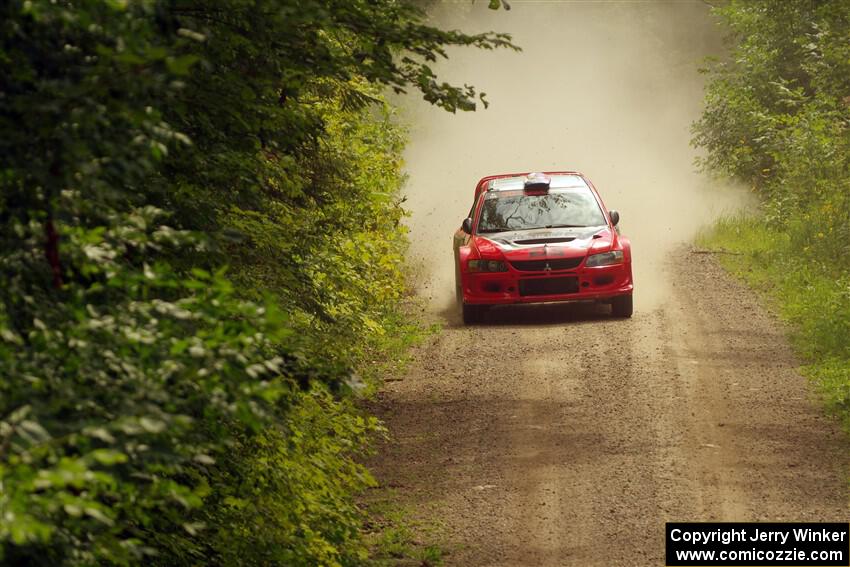 George Plsek / Danny Persein Mitsubishi Lancer WRC on SS13, Anchor-Mattson I.