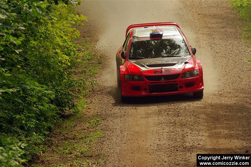 George Plsek / Danny Persein Mitsubishi Lancer WRC on SS13, Anchor-Mattson I.