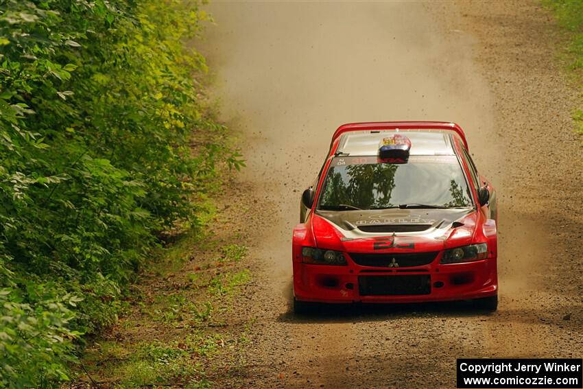 George Plsek / Danny Persein Mitsubishi Lancer WRC on SS13, Anchor-Mattson I.