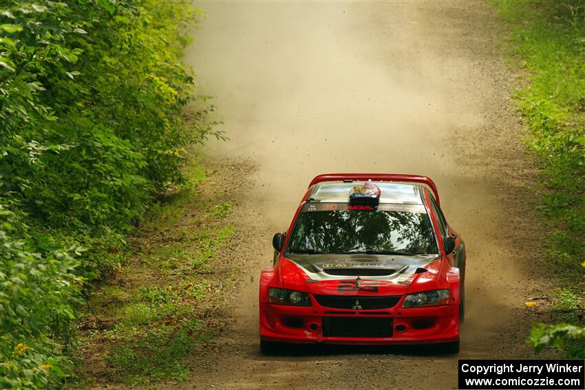 George Plsek / Danny Persein Mitsubishi Lancer WRC on SS13, Anchor-Mattson I.