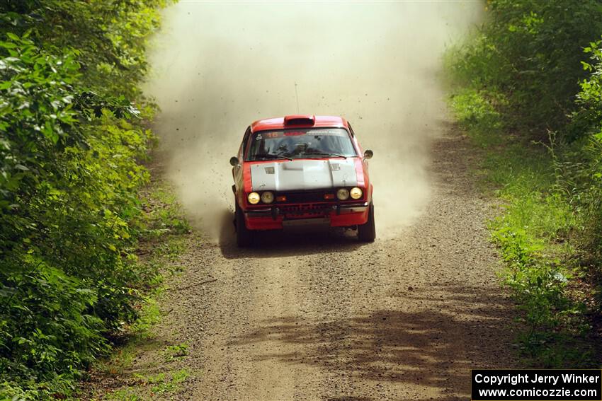 Mike Hurst / Randall Short Ford Capri on SS13, Anchor-Mattson I.