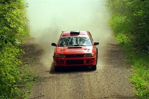 Travis Mattonen / Anikka Nykanen Subaru Impreza on SS13, Anchor-Mattson I.