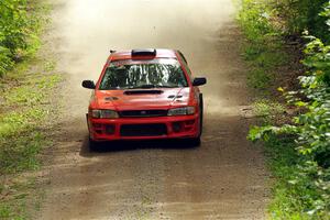 Travis Mattonen / Anikka Nykanen Subaru Impreza on SS13, Anchor-Mattson I.