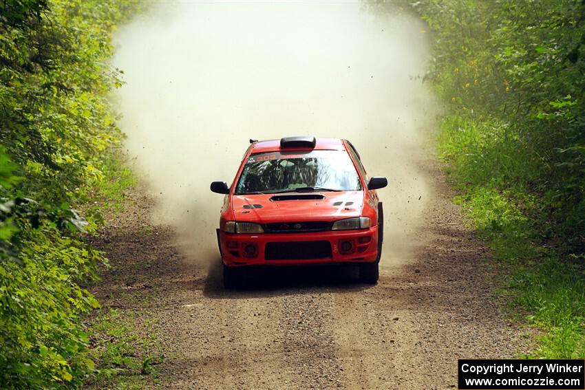 Travis Mattonen / Anikka Nykanen Subaru Impreza on SS13, Anchor-Mattson I.