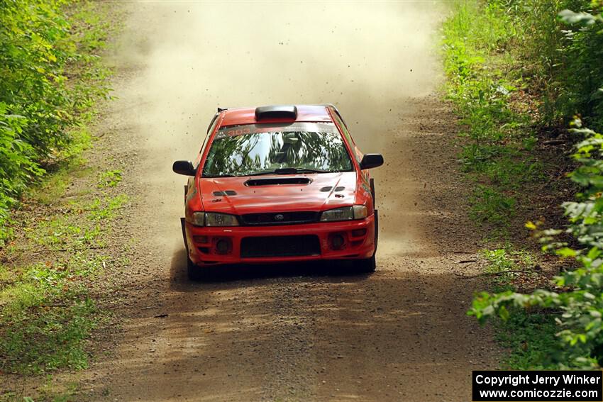 Travis Mattonen / Anikka Nykanen Subaru Impreza on SS13, Anchor-Mattson I.