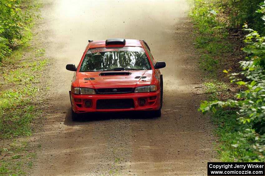 Travis Mattonen / Anikka Nykanen Subaru Impreza on SS13, Anchor-Mattson I.