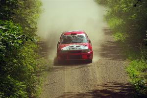 Tyler Witte / Cindi Carlson Mitsubishi Lancer Evo IV on SS13, Anchor-Mattson I.