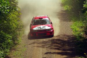 Tyler Witte / Cindi Carlson Mitsubishi Lancer Evo IV on SS13, Anchor-Mattson I.