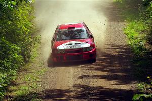 Tyler Witte / Cindi Carlson Mitsubishi Lancer Evo IV on SS13, Anchor-Mattson I.