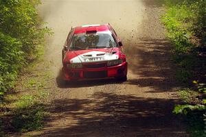 Tyler Witte / Cindi Carlson Mitsubishi Lancer Evo IV on SS13, Anchor-Mattson I.