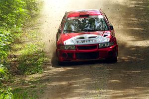 Tyler Witte / Cindi Carlson Mitsubishi Lancer Evo IV on SS13, Anchor-Mattson I.