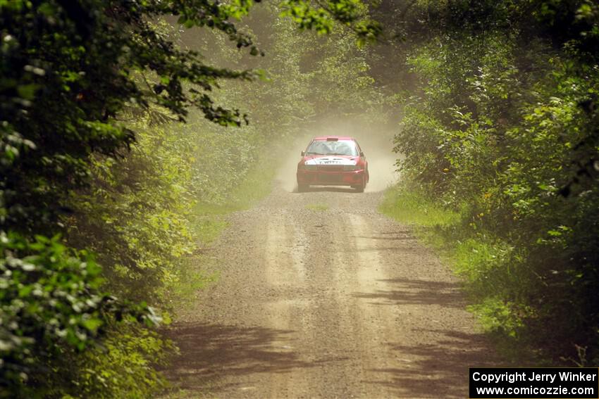 Tyler Witte / Cindi Carlson Mitsubishi Lancer Evo IV on SS13, Anchor-Mattson I.