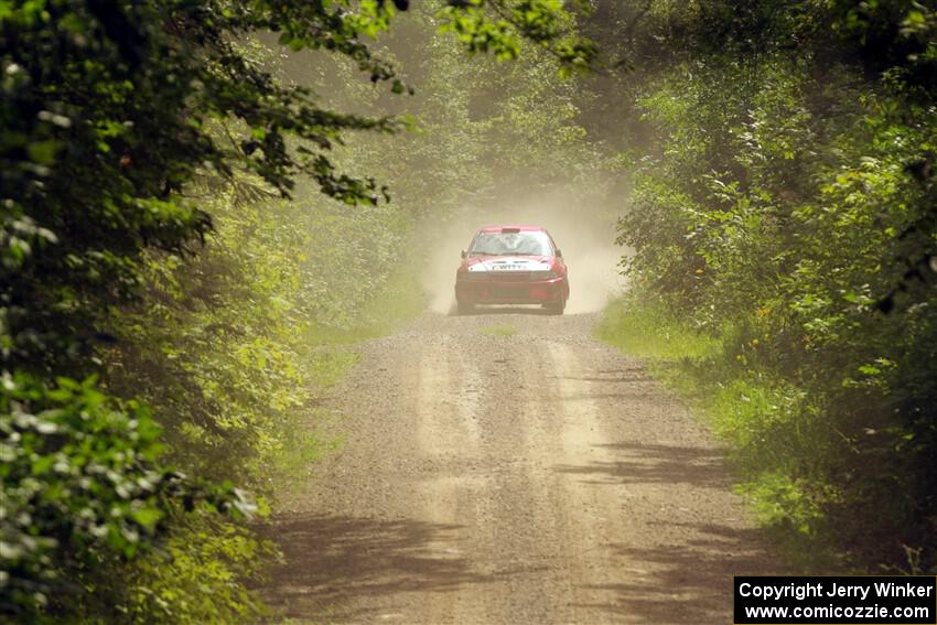 Tyler Witte / Cindi Carlson Mitsubishi Lancer Evo IV on SS13, Anchor-Mattson I.