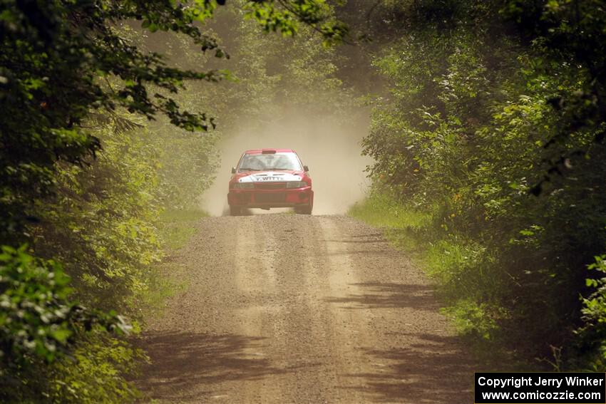 Tyler Witte / Cindi Carlson Mitsubishi Lancer Evo IV on SS13, Anchor-Mattson I.