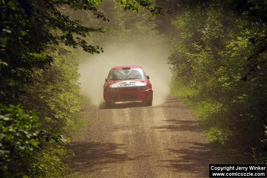 Tyler Witte / Cindi Carlson Mitsubishi Lancer Evo IV on SS13, Anchor-Mattson I.