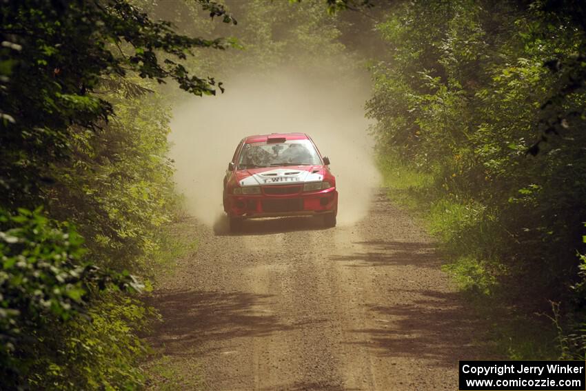 Tyler Witte / Cindi Carlson Mitsubishi Lancer Evo IV on SS13, Anchor-Mattson I.