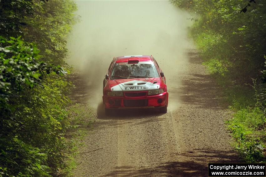 Tyler Witte / Cindi Carlson Mitsubishi Lancer Evo IV on SS13, Anchor-Mattson I.