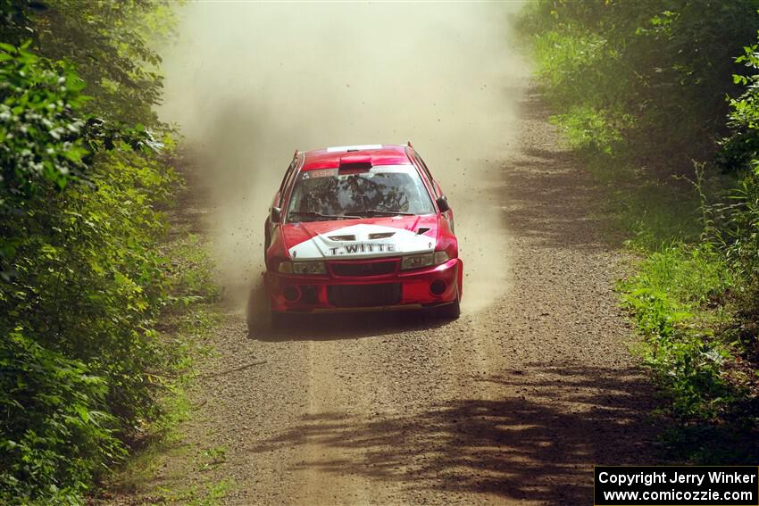 Tyler Witte / Cindi Carlson Mitsubishi Lancer Evo IV on SS13, Anchor-Mattson I.