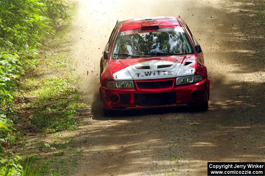 Tyler Witte / Cindi Carlson Mitsubishi Lancer Evo IV on SS13, Anchor-Mattson I.