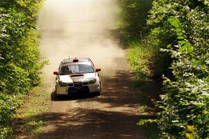 Jason Cook / Maggie Tu Subaru WRX on SS13, Anchor-Mattson I.