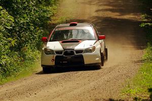 Jason Cook / Maggie Tu Subaru WRX on SS13, Anchor-Mattson I.