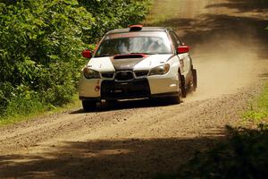 Jason Cook / Maggie Tu Subaru WRX on SS13, Anchor-Mattson I.