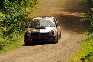 Peter Farrow / Ian Nelson Subaru WRX on SS13, Anchor-Mattson I.