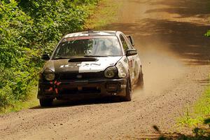 Peter Farrow / Ian Nelson Subaru WRX on SS13, Anchor-Mattson I.