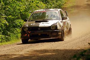 Peter Farrow / Ian Nelson Subaru WRX on SS13, Anchor-Mattson I.