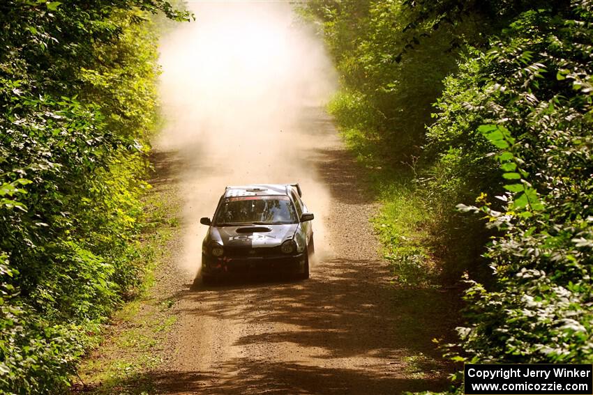 Peter Farrow / Ian Nelson Subaru WRX on SS13, Anchor-Mattson I.