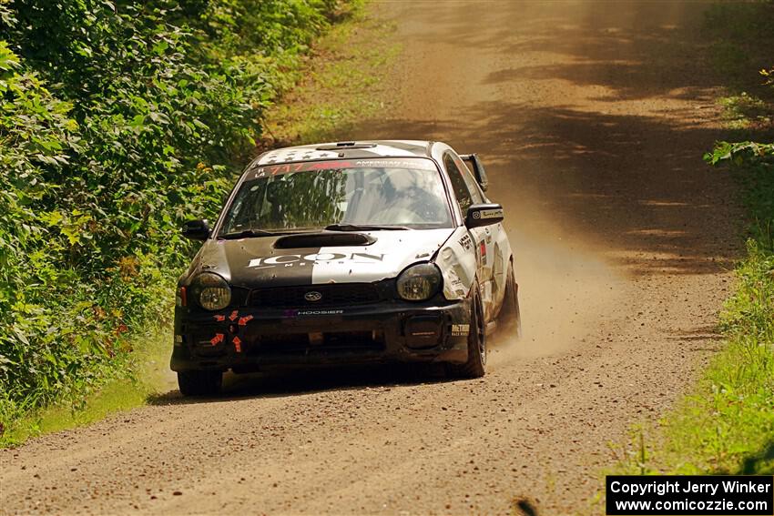 Peter Farrow / Ian Nelson Subaru WRX on SS13, Anchor-Mattson I.