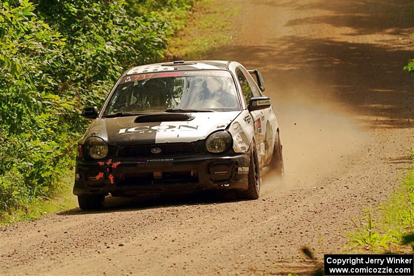 Peter Farrow / Ian Nelson Subaru WRX on SS13, Anchor-Mattson I.