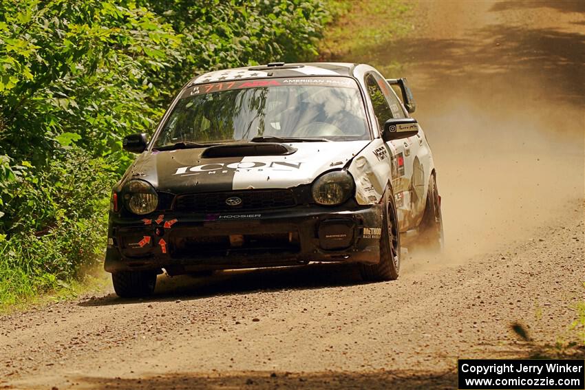 Peter Farrow / Ian Nelson Subaru WRX on SS13, Anchor-Mattson I.