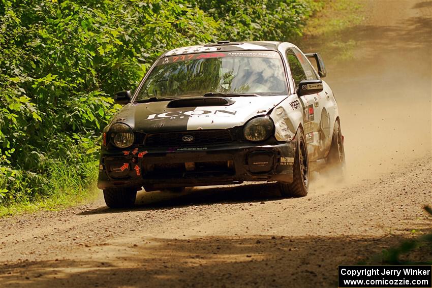 Peter Farrow / Ian Nelson Subaru WRX on SS13, Anchor-Mattson I.