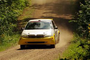 Drake Willis / Jacob Kohler Ford Focus ZX3 on SS13, Anchor-Mattson I.