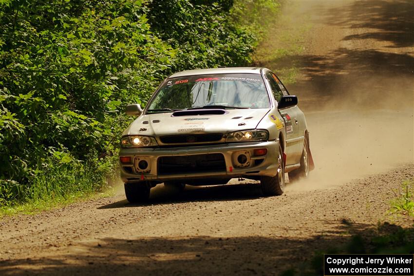 Madelyn Tabor / Sophia McKee Subaru Impreza 2.5RS on SS13, Anchor-Mattson I.