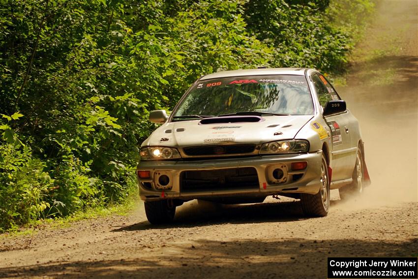 Madelyn Tabor / Sophia McKee Subaru Impreza 2.5RS on SS13, Anchor-Mattson I.