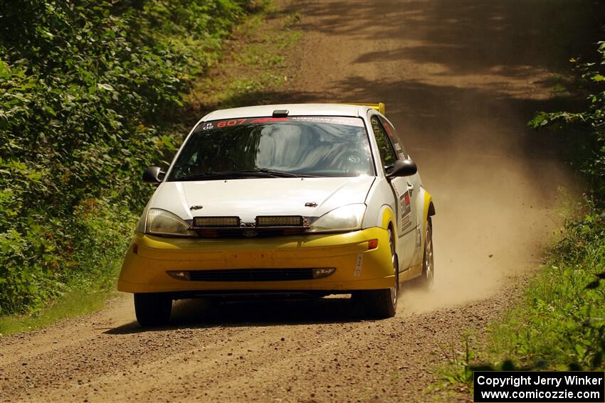 Drake Willis / Jacob Kohler Ford Focus ZX3 on SS13, Anchor-Mattson I.