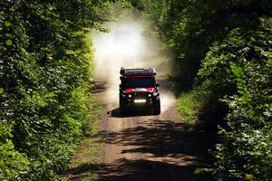 A Jeep Wrangler sweeps SS13, Anchor-Mattson I.