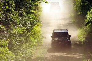 A Jeep Wrangler sweeps SS13, Anchor-Mattson I.