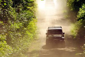 A Jeep Wrangler sweeps SS13, Anchor-Mattson I.